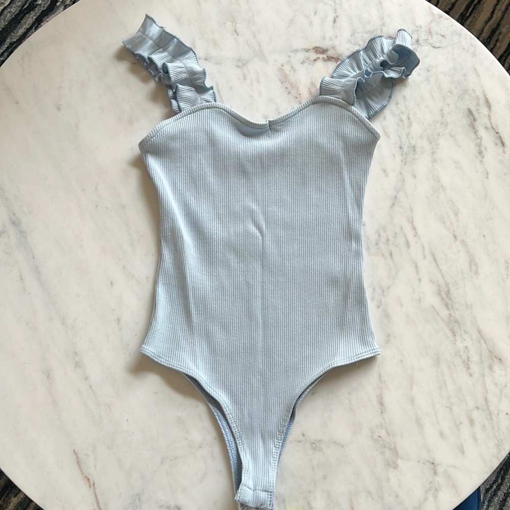 Francesca’s Ribbed Bodysuit NWOT